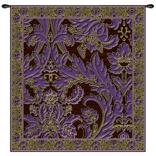 Grapes and Chocolate 53" High Wall Hanging Tapestry   #J9016