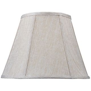Beige and Cream Weave Lamp Shade 8x14x11 (Spider)   #X6673