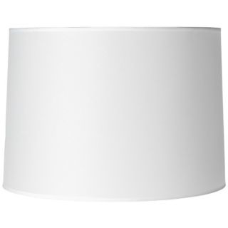 Hardback White Drum Lamp Shade 15x16x11 (Spider)   #97483