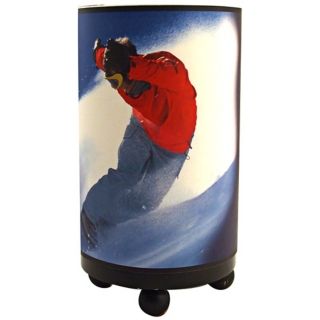 Snowboarding 11" High Accent Lamp   #R6856