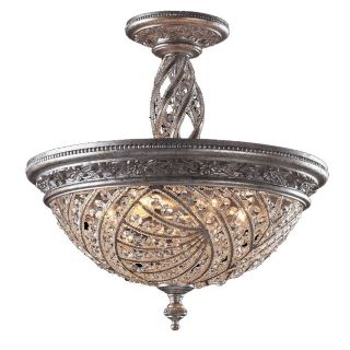 Genoese Collection Sunset Silver 20" Wide Ceiling Light   #00250
