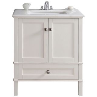 Chelsea 30" Wide Soft White Single Sink Vanity   #Y6485