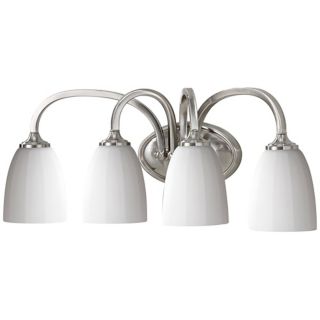 Murray Feiss Perry 24" Wide Brushed Steel Bathroom Light   #R9514