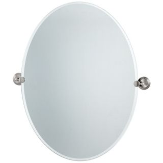 Gatco Marina Satin Nickel 28 1/2" High Tilt Wall Mirror   #P7995