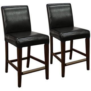 Set of 2 American Heritage Highland 26" High Counter Stools   #X7317