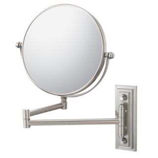 Brushed Nickel Finish Classic Double Arm Wall Mirror   #99759