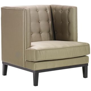 Noho Collection Champagne Satin Club Chair   #T3940