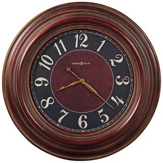 Howard Miller 35 1/2" McClure Antique Red Wall Clock   #X6063