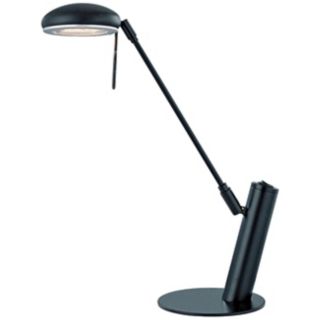 Lite Source Orbit Black Adjustable Desk Lamp   #J9829