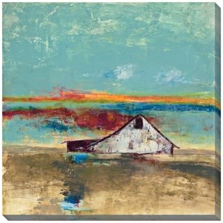 Sunset Landscape II Indoor/Outdoor 40" Square Wall Art   #L0372