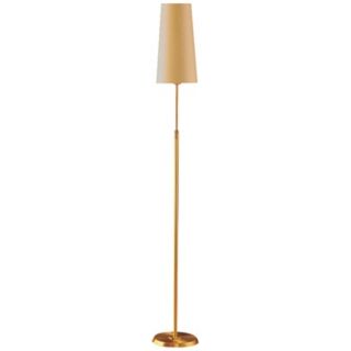 Holtkoetter Brushed Brass Narrow Kupfer Shade Floor Lamp   #T2161