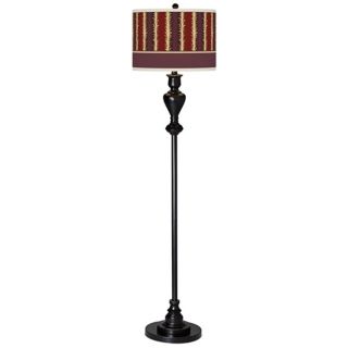 Stacy Garcia Lexington Stripe Cinnamon Glow Bronze Floor Lamp   #W9956 X2749