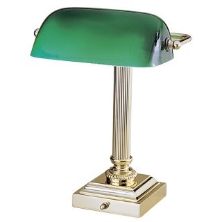 Hightower Polished Brass Desk Lamp   #83771