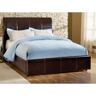 Hillsdale Marmel Brown Faux Leather Storage Bed   #V9628