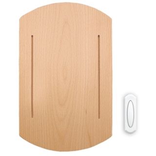 Modern Beech Wood Wireless Door Chime   #K6380