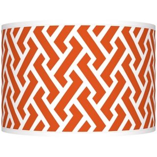 Red, Drum Lamp Shades