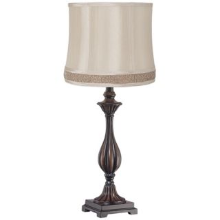 Beaded Gallery Candlestick Table Lamp   #N4895 V3742