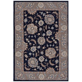 Winchester Collection Hawthorne Navy Area Rug   #N8840