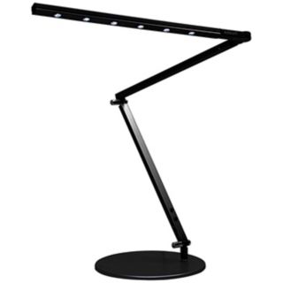 Gen 2 Z Bar Metallic Black Warm Light LED Desk Lamp   #K9430