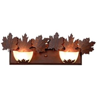 Avalanche Collection Maple 24" Wide Bathroom Light Fixture   #J0495