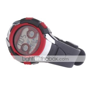 USD $ 3.79   Waterproof EL Digital Stopwatch Sport Wristwatch (Black