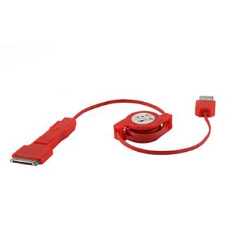 USD $ 2.79   3 In 1 Retractable USB Cable to 30pin, Micro USB and Mini