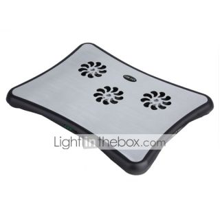 USD $ 18.99   USB Laptop Cooling Pad with 4 Port Hub,