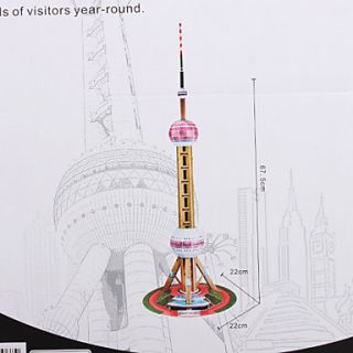 EUR € 13.42   Arquitectura DIY 3D Puzzle China Oriental Pearl Tower