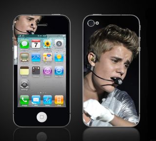 iPhone 4 4S Justin Bieber Boyfriend Believe Skins #5 Never Say decals