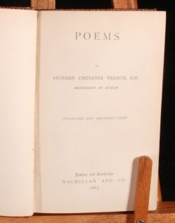 1865 Richard Chenevix Trench Poetry Leather