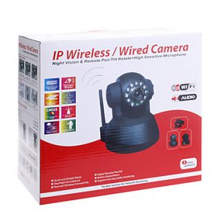 EUR € 119.59   IP draadloze wifi / lan 300k cmos waterproof camera