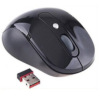EUR € 9.19   Wireless Optical Mouse + 2.4GHz USB Receiver (Black