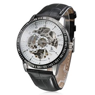 USD $ 33.99   Colouring PU Leather Band Self winding Mechanical Wrist