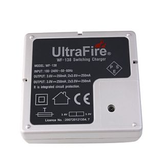 WF 138 carregador de bateria UltraFire para 16.340 bateria do li íon