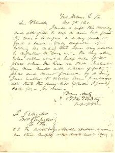 Justus McKinst Autograph Hand written letter Gen. Civil War St Jude
