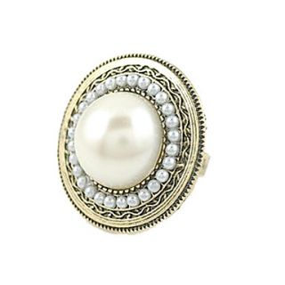 EUR € 2.01   tondo perla lega anello, Gadget a Spedizione Gratuita