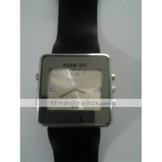 USD $ 6.39   Fashion Girl Women Wrist Watch Black Watchband Black Dial