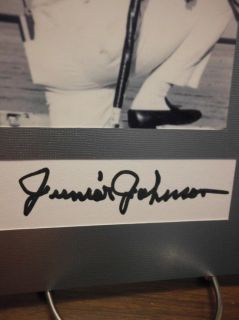 Junior Johnson Autograph NASCAR Legend Display Signed Signature COA