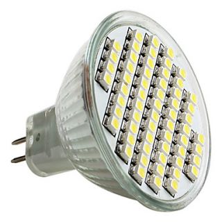Lampadina LED, luce bianca naturale MR16 60x3528 SMD 3 3.5W 150 180LM