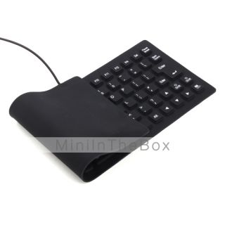 85 Key Flexible QWERTY USB Keyboard (Waterproof, Assorted Colors