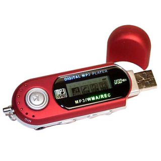 USD $ 17.99   USB Style  Player with LCD Screen (1GB, Red),