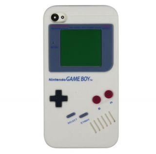 1pc Gameboy Soft Silicone Back Case Cover Skin for Apple iPhone 4S 4