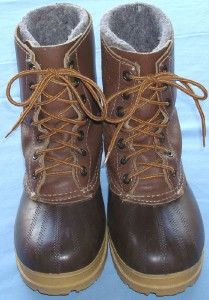 Kamik Pacs Leather Waterproof Pac Snow Boots Mens 6 Womens 7 5 Made