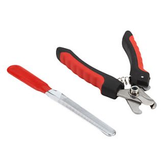 USD $ 5.29   Pet Nail Clippers and File Set,