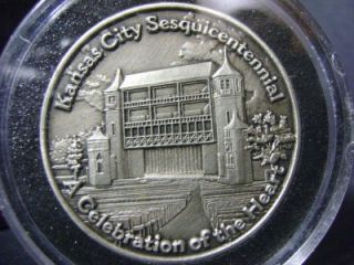 Kansas City Sesquicentennial UMB Bank 10936 of 17750 Medal 38mm UNC