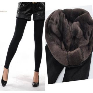 Women Thick Warm Velvet Stretch Fashion Winter Tight Pencil Leggings
