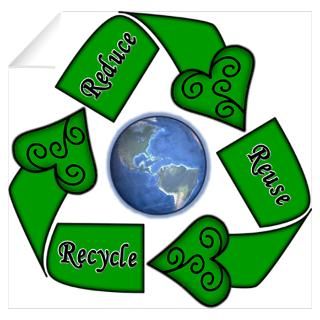 Wall Art > Wall Decals > Reduce Reuse Recycle   Earth