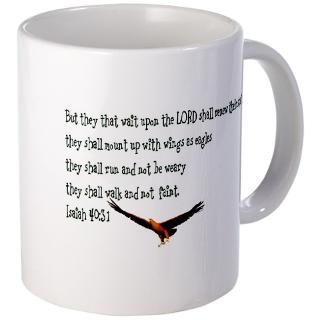 isaiah 40 31 eagle mug