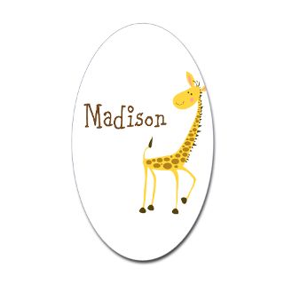 Baby Giraffe Gifts > Baby Giraffe Bumper Stickers > Custom Name