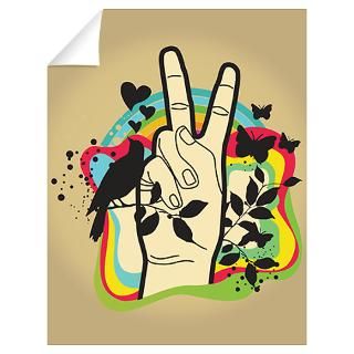 Wall Art  Wall Decals  Person making peace symbol